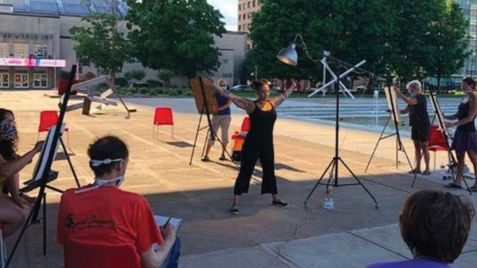 Free open figure drawing sponsored by M&T Bank Everson Museum of Art