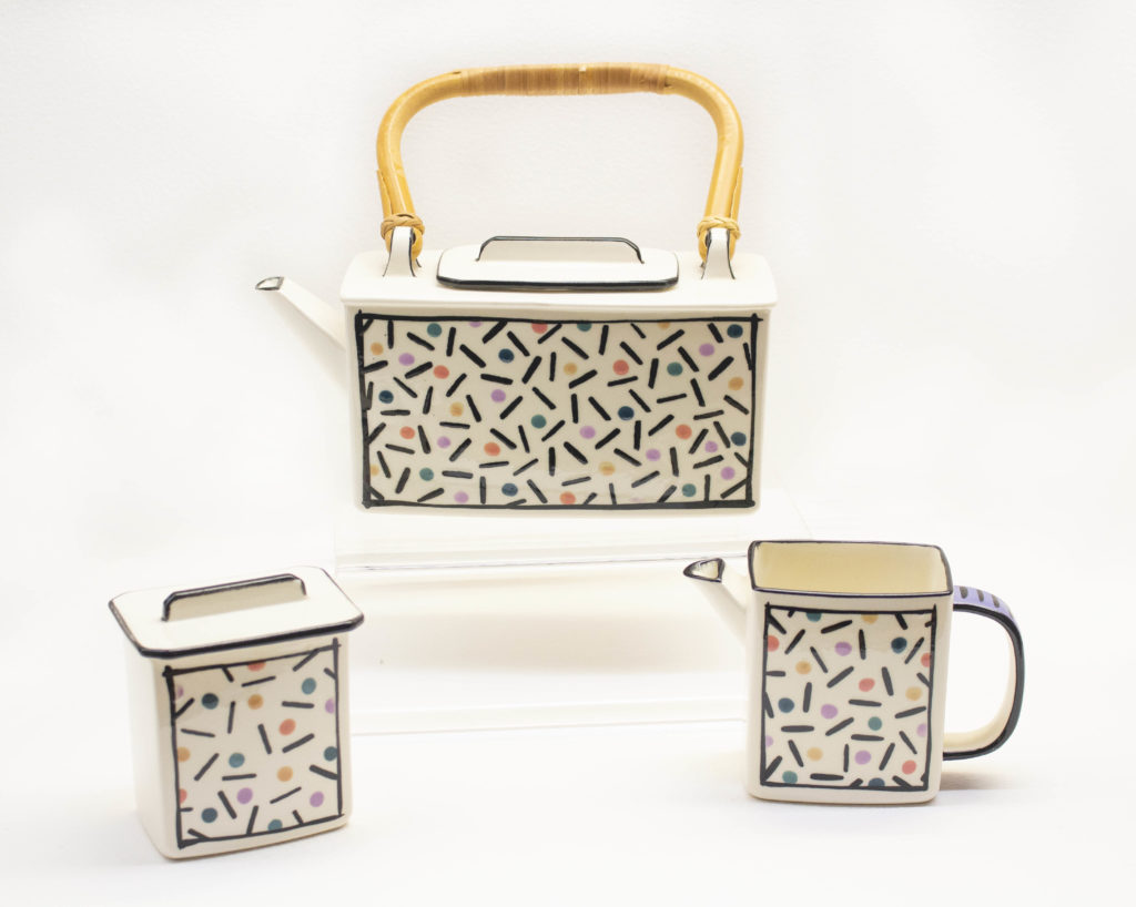 Confetti Tea Set by Dorothy Hafner