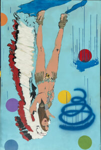 victoria secret painting by frank buffalo hyde, part of native americana