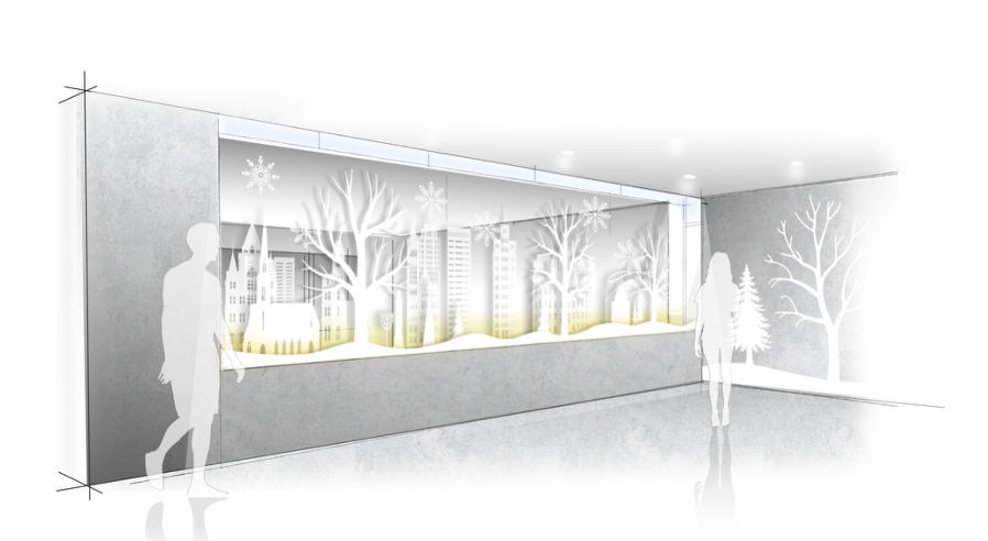 Fureturebrand Festival of Trees & Light installation