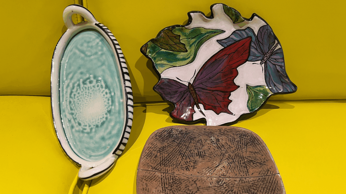 Trays and dishes from the Rosenfield Collection
