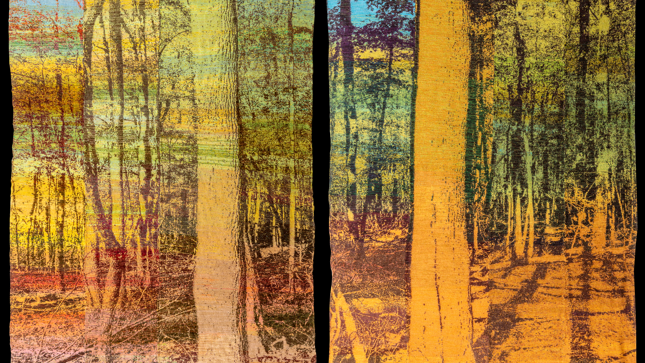 Grouped together, works in "Under the Canopy" create space for artist and viewer to contemplate relationships, mortality, and shared labor.